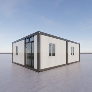 Soundproof Prefabricated Container Homes With Rock Wool Sandwich Panel