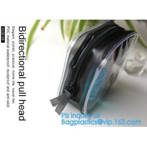 Travel Portable PVC Transparent Waterproof Cosmetic Bag Women Makeup Toiletry