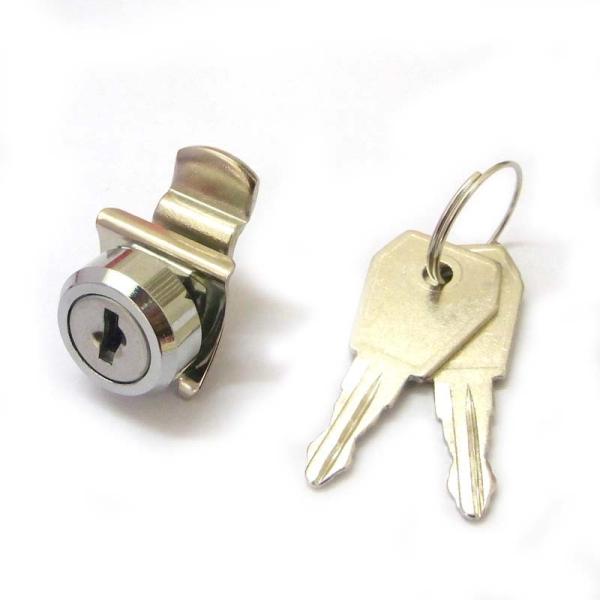 Buy Flat Key Cam lock With Clip for POS Cash Drawer Lock with Key Aliked Key at wholesale prices
