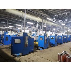 Wiremac Antiwear Copper Wire Drawing Machine 18kw For Cable Manufacturing