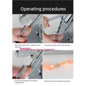 Manual Sausage Tying Machine Knotting Clipper Machine U-shape Manual Sausage