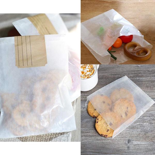 Buy Small Transparent sealable Padded Glassine Paper Bags For Snack at wholesale prices