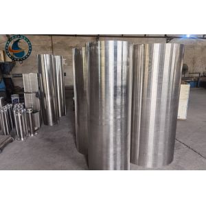 Ss 316l Wedge Wire Screen Basket Diameter 915mm Vee Profile