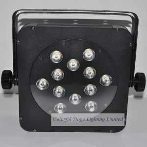 China 12x10W RGBW 4in1 LED Flat Par 64 on sale