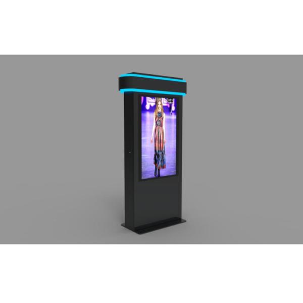 IP65 Weatherproof Outdoor LCD Digital Signage 1100:1 Contrast Ratio