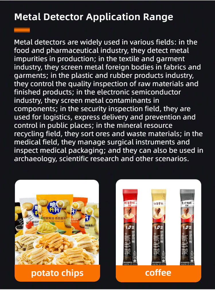 Food Industry Sorting Machines Conveyor Belt Metal Detectors for Detecting Buns Steamed Buns Dumplings Biscuits