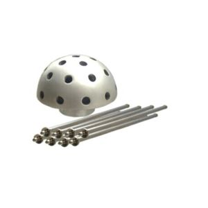 Quality Hemisphere Crystal Water Fountain Nozzles Mushroom Jet Spray Nozzle 3&quot; 2&quot; for sale