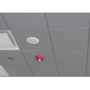 Grey Color Galvanized Steel Lay In Ceiling Tiles 605 X 605mm For Airport