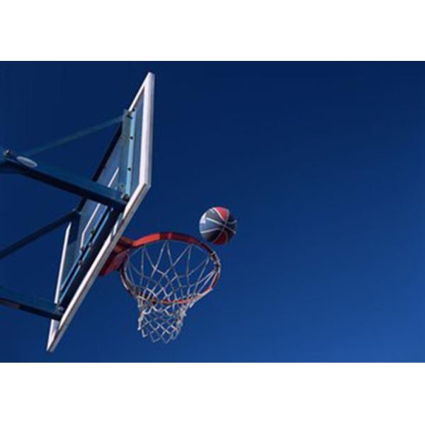High Density Basketball Hoop Stand Height 3.05M Balancing Weight 400 KG/PCS