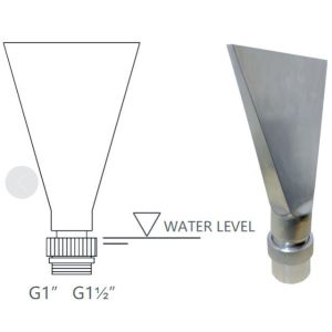 Multi Direction Fan Style 80Kpa Adjustable Dancing Fountain Nozzles