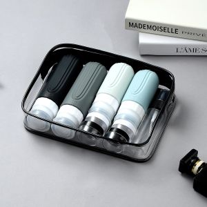 16 Pack Refillable Toiletries Silicone Travel Bottle Set Perfect for Travel