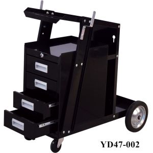 Welding Cart 100 LBS 3 Shelves Automobile Workshop Tools Equipment