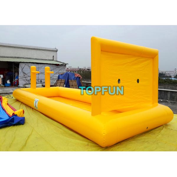 Basketball Frame Inflatable Swimming Pools 10 x 4m Dimensions For Handle Boat