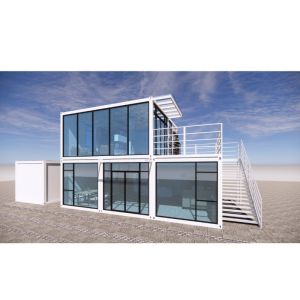 Outdoor Construction Site Prefabricated Modern Design Office Building with