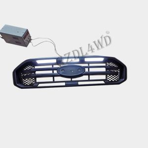 China Modified Front Bumper Grill Mesh Pickup Auto Car Front Grille For Ford Ranger Raptor 2018 T8 Px3 Xl on sale