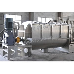 Double Helical Ribbon Horizontal Food Powder Spice Paddle Mixer