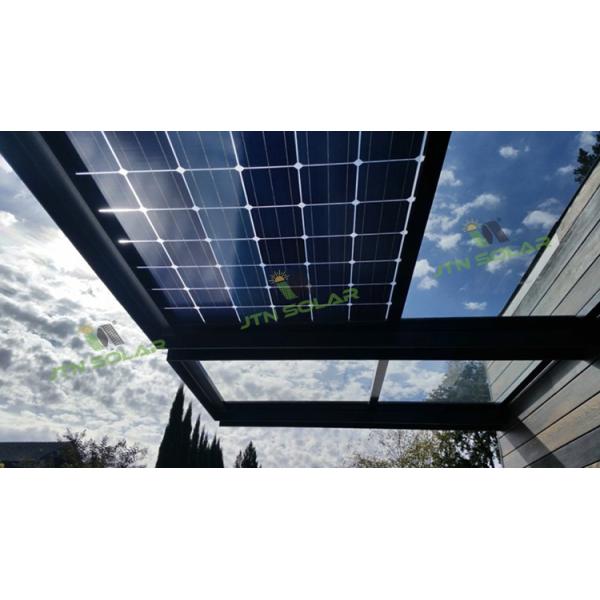 OEM Customized Transparent Frameless Double Glass Bifacial Solar Panel 530W 540W 550W