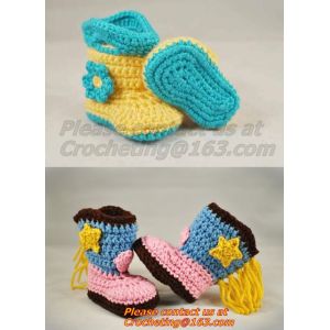 Slippers Baby crochet shoes crochet Cotton Crochet monkey Slippers Houseshoes
