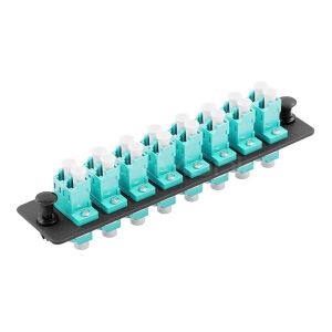 LC Adapter Panel 8 Port Fiber Patch Panel LC Duplex Single Mode Or Multimode
