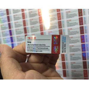 TB500 And BPC 157 Peptide Vial Labels And Boxes Free Design
