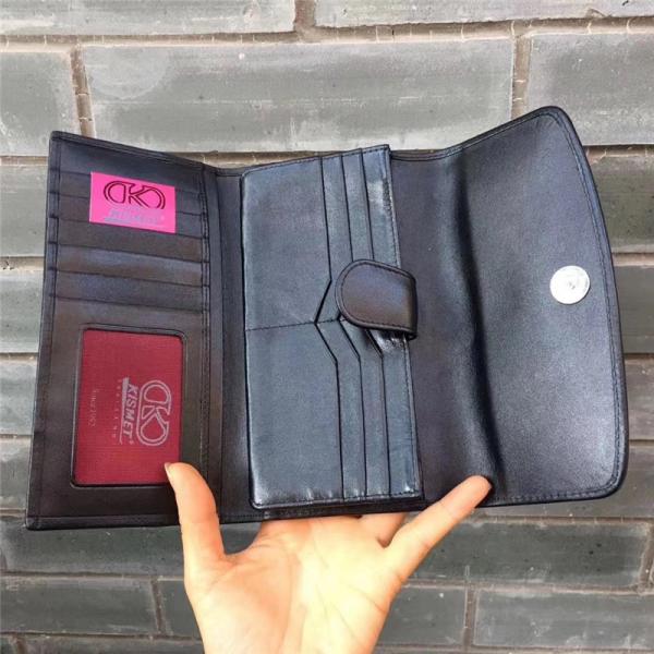 Authentic Stingray Skin Female Long Flower Trifold Wallet Genuine Leather Lady Large Clutch Bag Women Floral Coin Purse