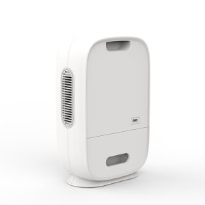 White Portable Thermoelectric Peltier Cooler Dehumidifier With 2 Speeds