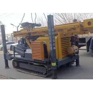 China 260 Meters Water Well Drilling Equipment Different Hole Diameters 77kw Steel Crawler on sale