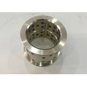 C83600 Bronze Flange Bearing , Custom Bronze Bushings Stamping Tooling Standard