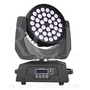 wholesale party items 36pcs 10w quad led moving head RGBW wash light zoom