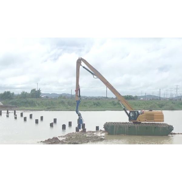 Buy Q355B Excavator Pile Driving Arm Piling Cement Pile Steel Pile for at wholesale prices
