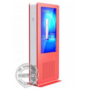 China Double Sided Floor Standing WiFi LCD Kiosk Digital Signage ROHS Certified on sale