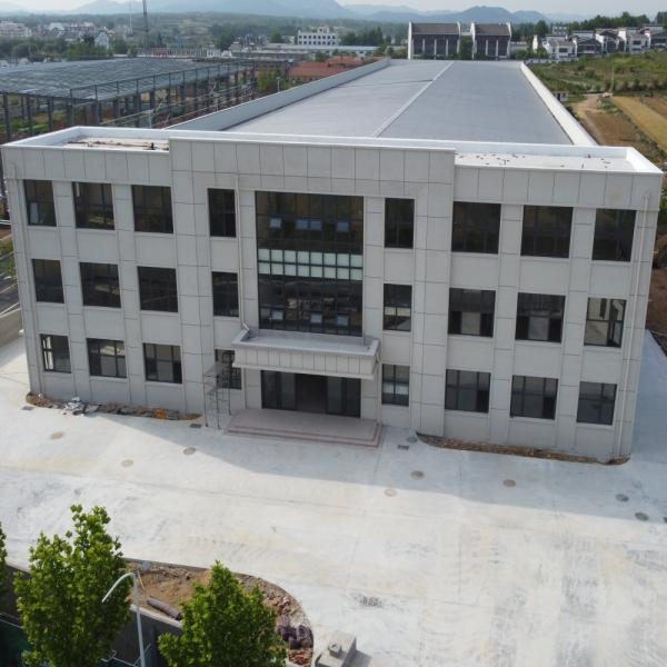 Buy Prefab Steel Structure Building for Electronic Factory with Sandwich Panels at wholesale prices