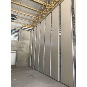 Movable Office Dividers Walls , Operable Panel Partitions MDF Finish