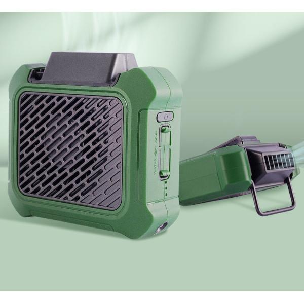 Buy 2.1 - 3.5m/S Portable Waist Fan Matte Finish Rechargeable USB Travel Fan at wholesale prices