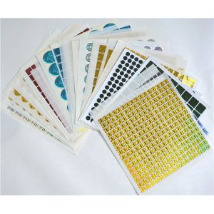 Silver Spare Hologram Security Stickers Tamper Proof Scratch Off