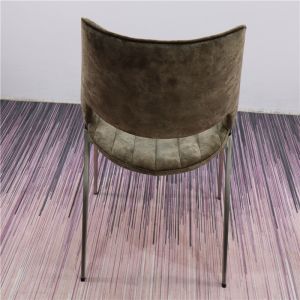 China 46cm Kitchen Dining Chairs With Stainless Steel Legs on sale