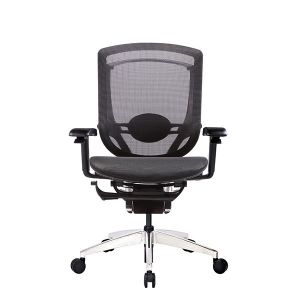 Adjustable Headrest With 4D Arms Tilt Function Lumbar Support And PU Wheels