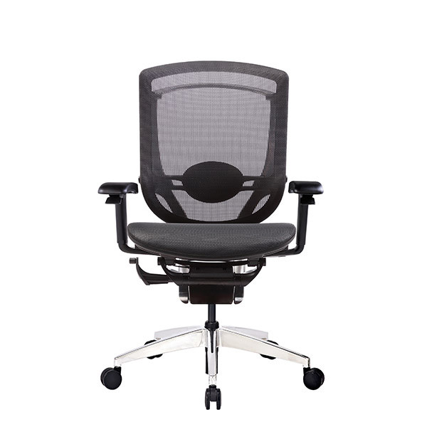 Adjustable Headrest With 4D Arms Tilt Function Lumbar Support And PU Wheels