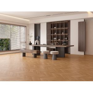 AAA Grade Brown Wooden Porcelain Tiles 600x1200mm