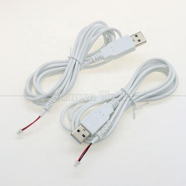 Custom Assembly USB A Male to JST 2pin 1.0mm 2.0mm 1.25mm Pitch SHR MX XH SH VH PH Connector Cable
