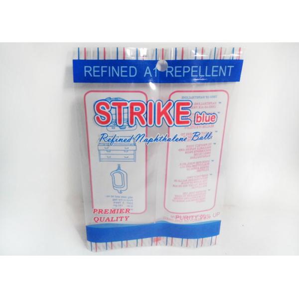 Buy PET CPP Flexible Pouch Packaging For Packing Naphthalene Balls at wholesale prices