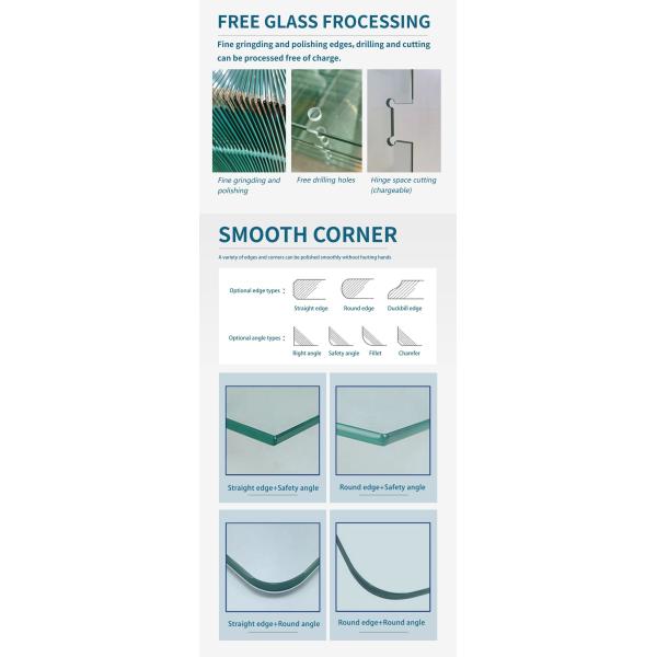 Clear Customization Tinted Float Glass for Architectural Structural Building Glass