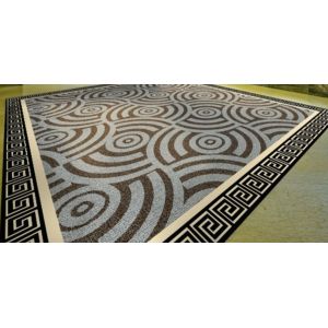 Foldable Handmade Woollen Carpet / Modern Wool Rugs Jacquard Style