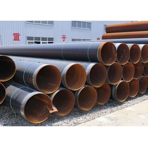 80mm ASTM A106 3PE Coating 140'' Wear Resistant Pipes