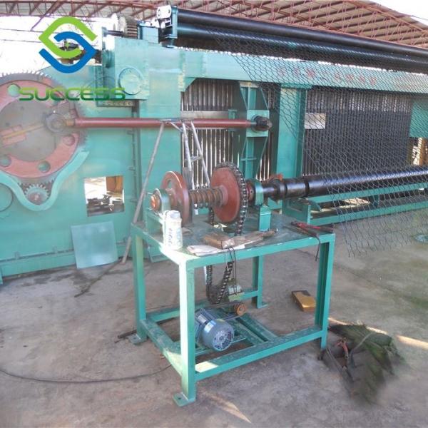 Buy 2.0-4.0mm Wire Diameter Gabion Mesh Machine 60*60mm Mesh Size at wholesale prices