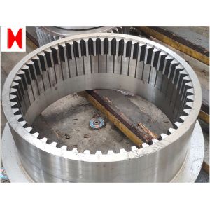 Large Diameter 4000mm finish machining Internal Ring Gear Forging