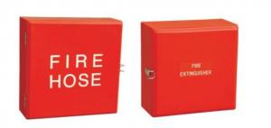 China FRP Fiberglass Fire Extinguisher Cabinets Red Fire Extintor Box on sale