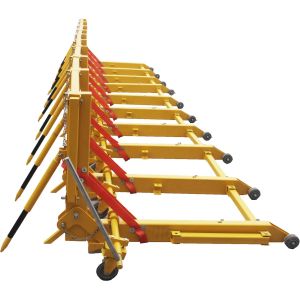 Portable Mobile Vehicle Barrier System With Yellow IP68 Protection Class