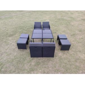 Waterproof Rattan Coffee Table Chair Sets For Outdoor Dining And Relaxing Table