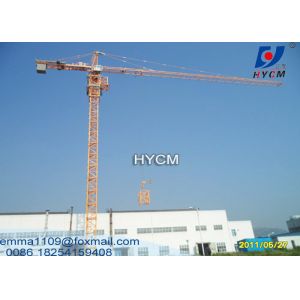 QTZ5513 Jib Tower Crane Quote 8TON Top Climbing Kind With Tower Head